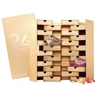 Julekalender fra Wally and Whiz med vingummi (Med skuffer) Guld 550 g FORUDBESTIL NU